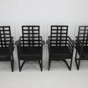 Set of Four Josef Hoffmann Armloffel Chairs Made By Wittmann,Austria