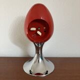 Space Age Blessing West Germany chrome and red alarm clock