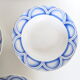Set de 4 assiettes creuses Sarreguemines motif Arcades