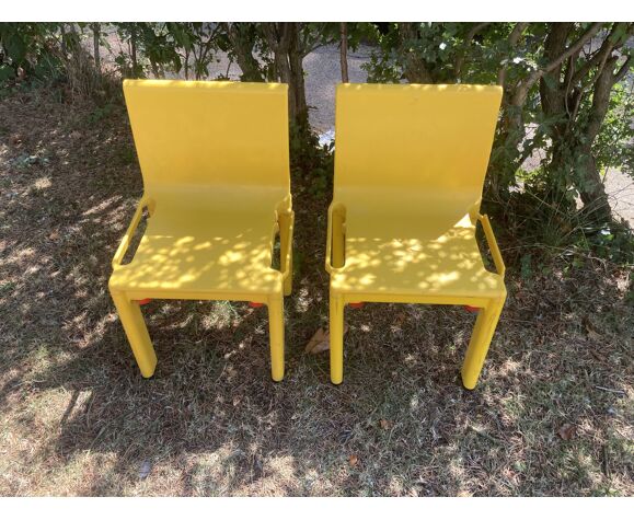 2 chaises enfants centrokappa pour kartell