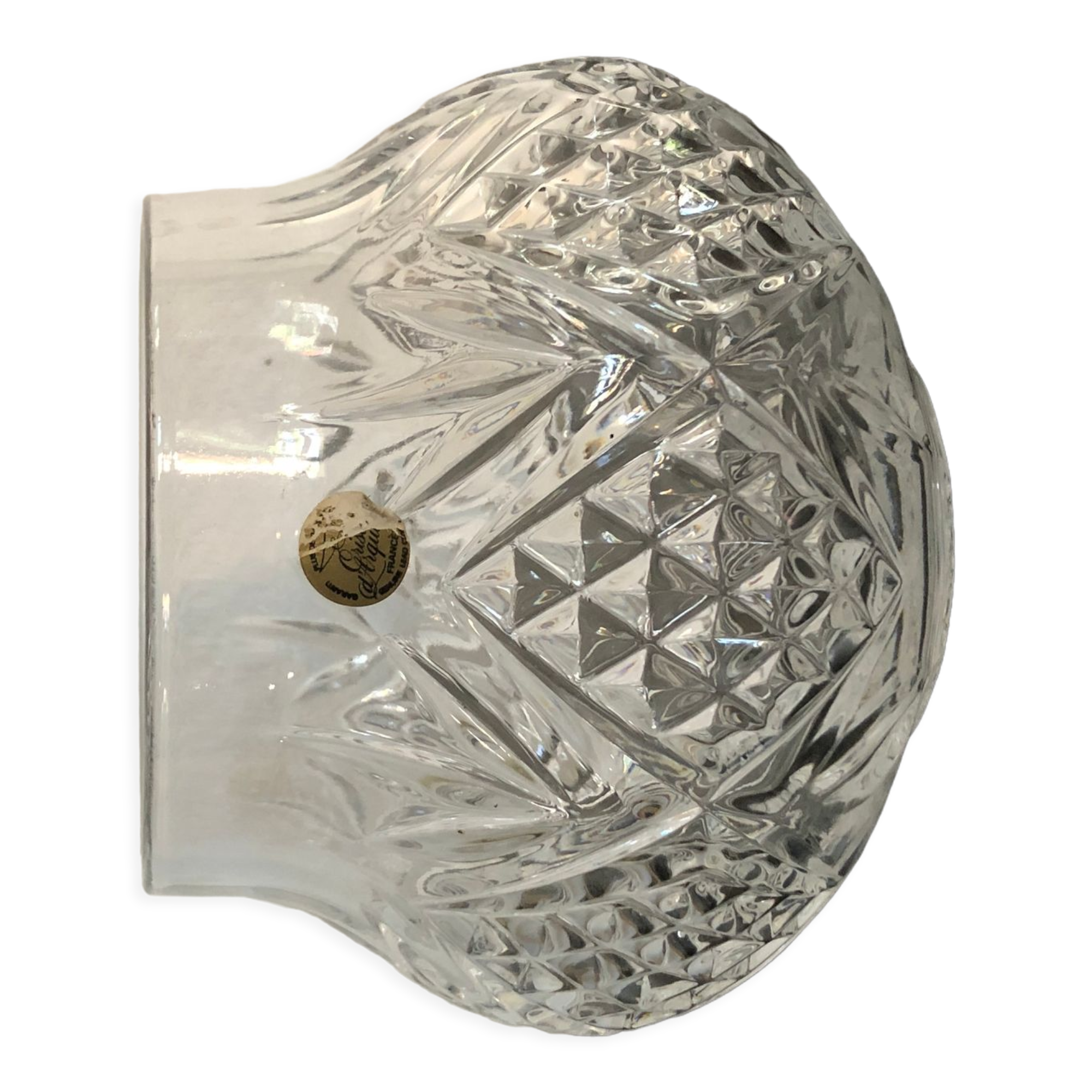 Crystal ball vase