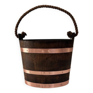 Seau à champagne en - cuivre