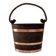 Champagne bucket in oak and copper – Géraud Lafitte, MOF 1933