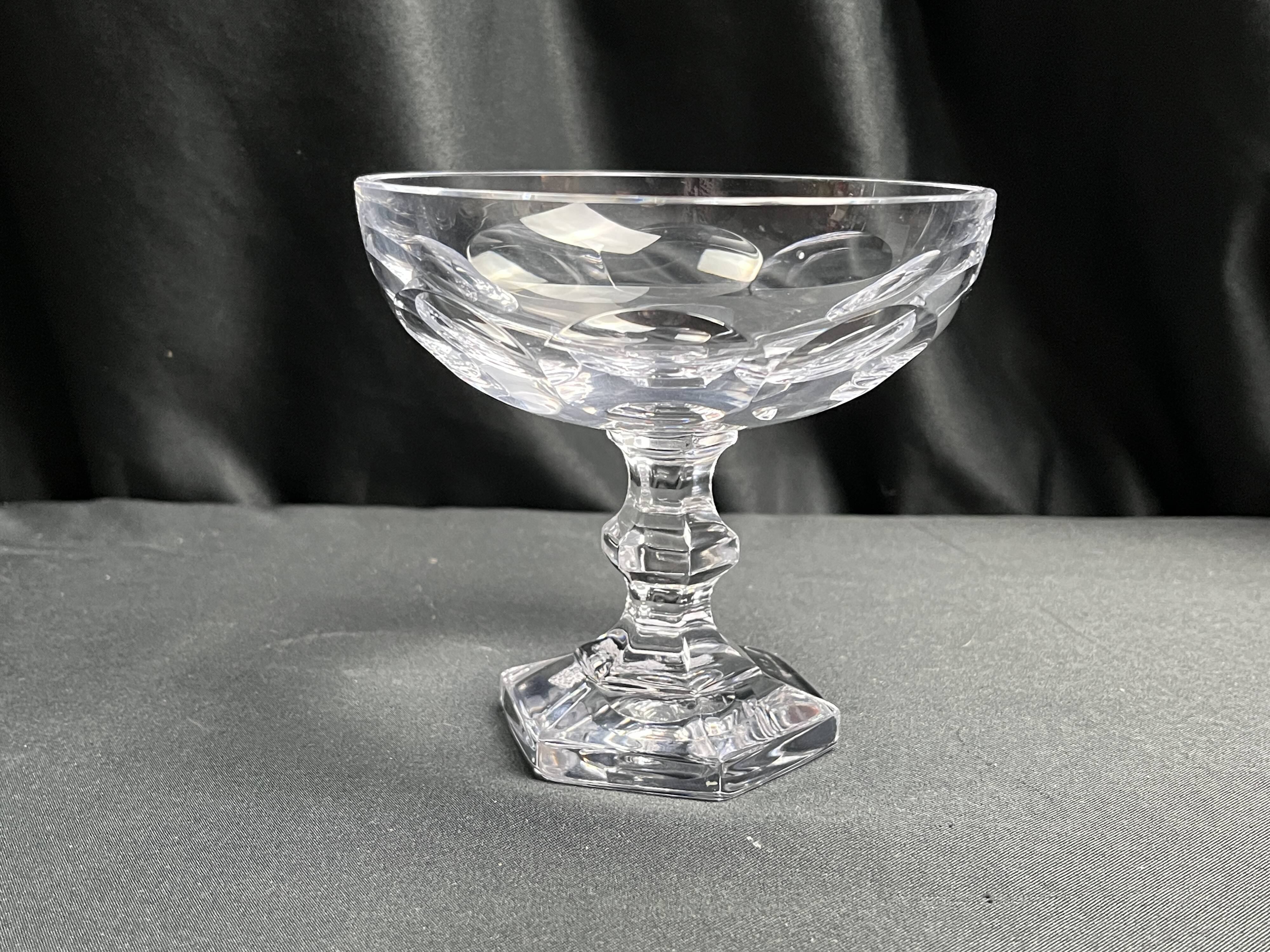 Sèvres crystal bowl on foot or empty pocket 20th century