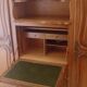 Large walnut bookcase.