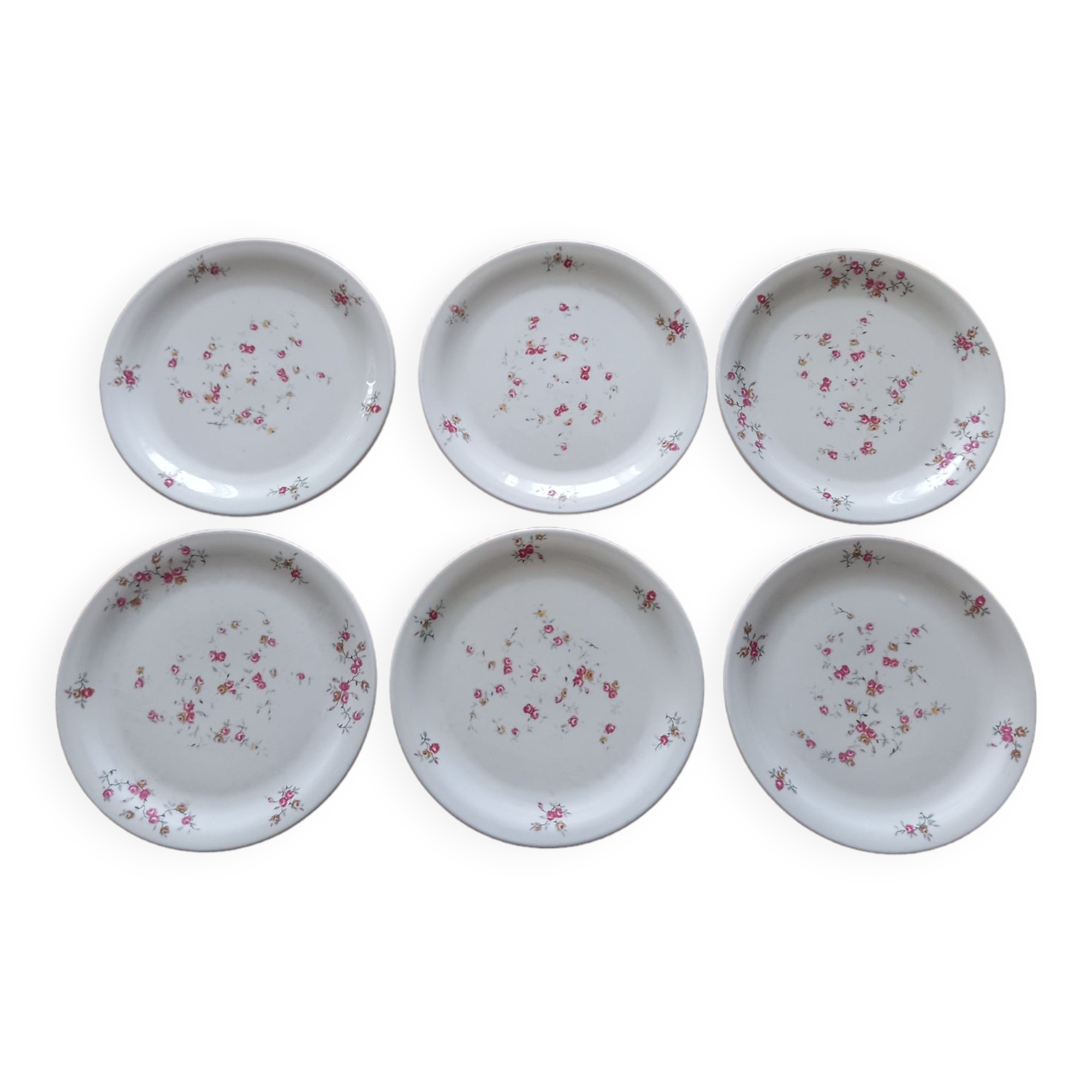 Lot de 6 assiettes à dessert