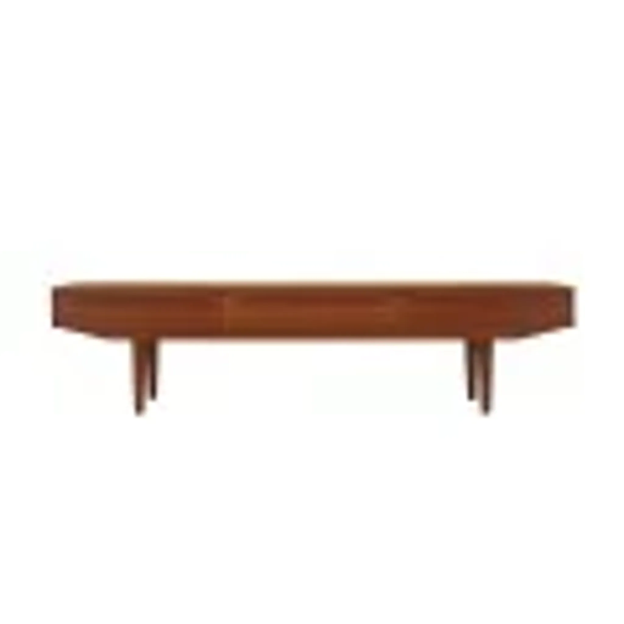 Danish teak veneer lowboard with three drawers, 1960s