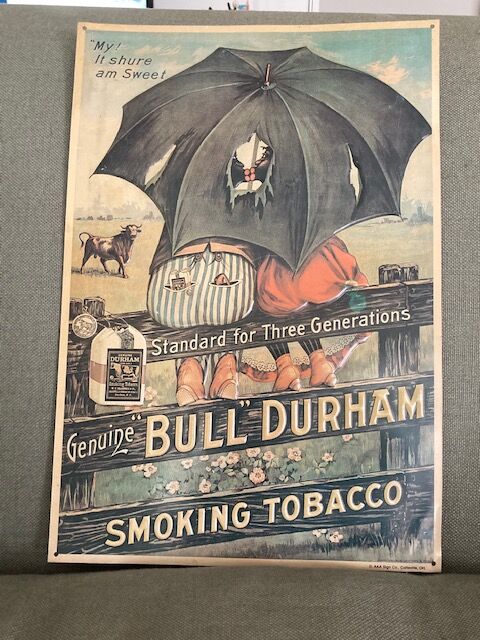 Enamelled plate tobacco vintage