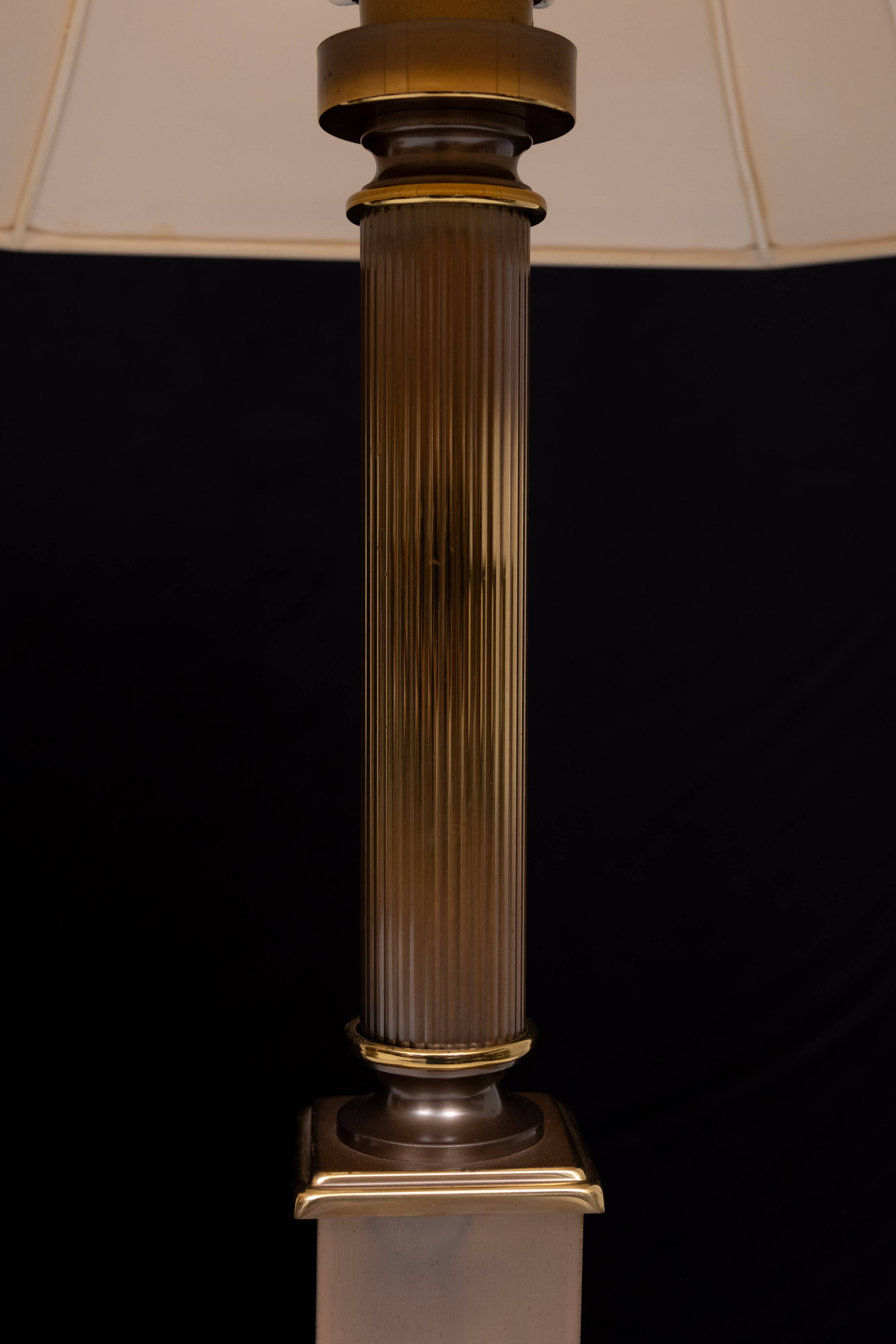 Paire de lampes de table à colonnes Herda, années 1970