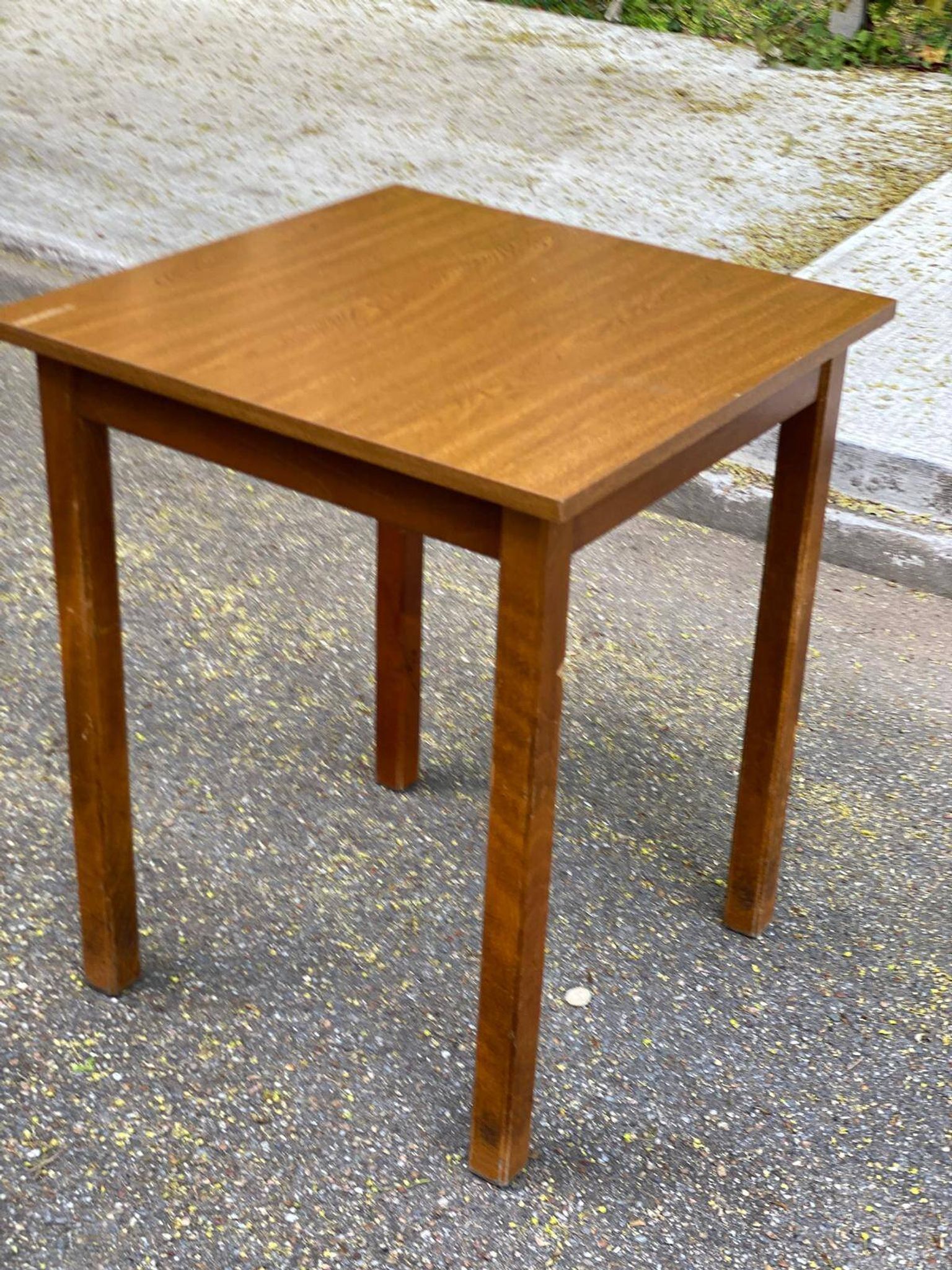 Scandinavian square bistro table in wood