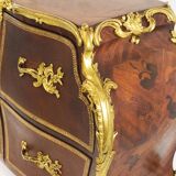 G. Durand Louis XV Bombe Commode, Marquetry, Gilt Bronze, 1880, Paris, France