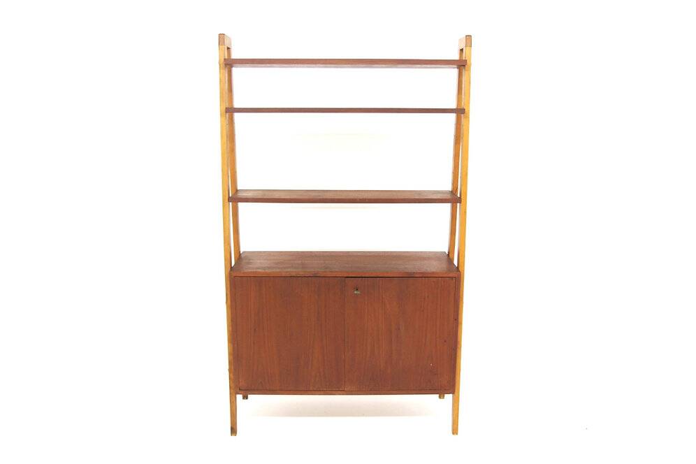 Bibliothèque scandinave "Tema" en teck, Möbel-Ikea, Suède, 1960