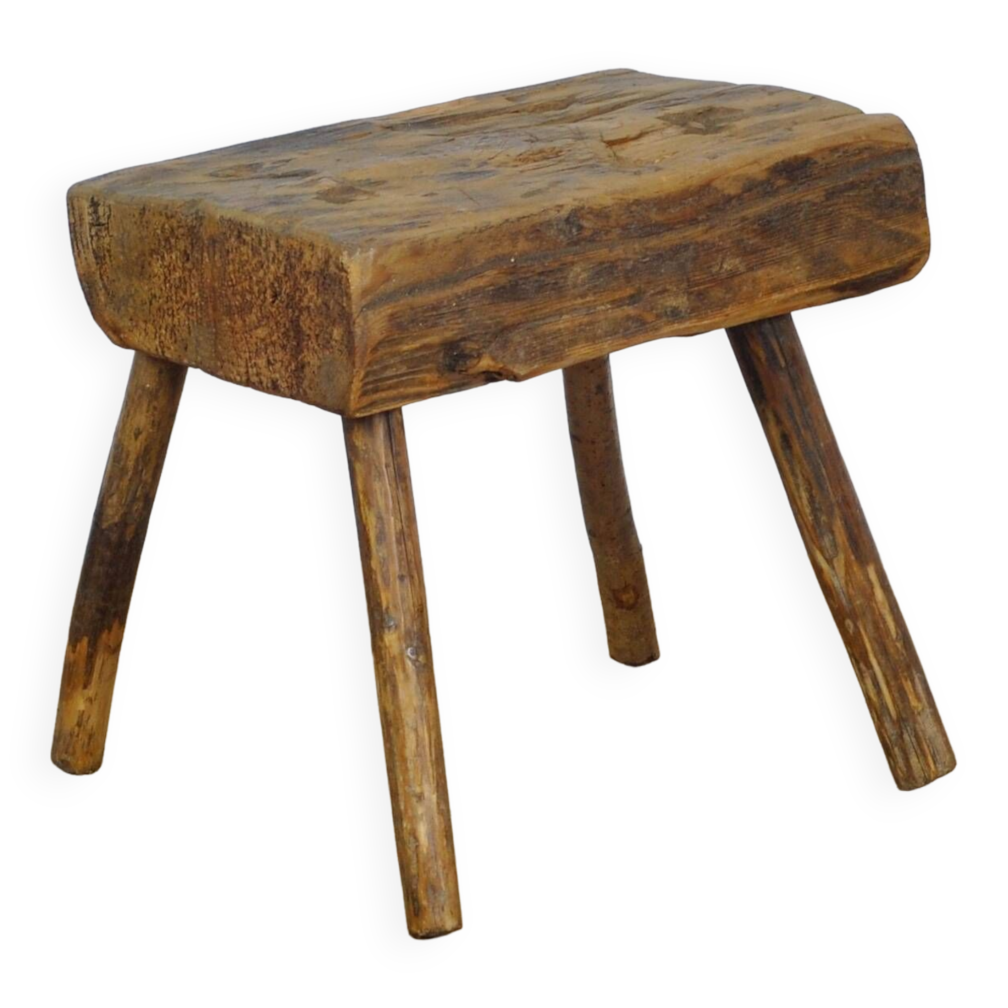 Pine milkstool, circa 1900