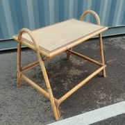 Vintage rattan coffee table