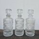 Vintage glass bottles flasks