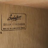 Scandinavian oak bookcase, Bertil Fridhagen, Bodafors, Sweden, 1960