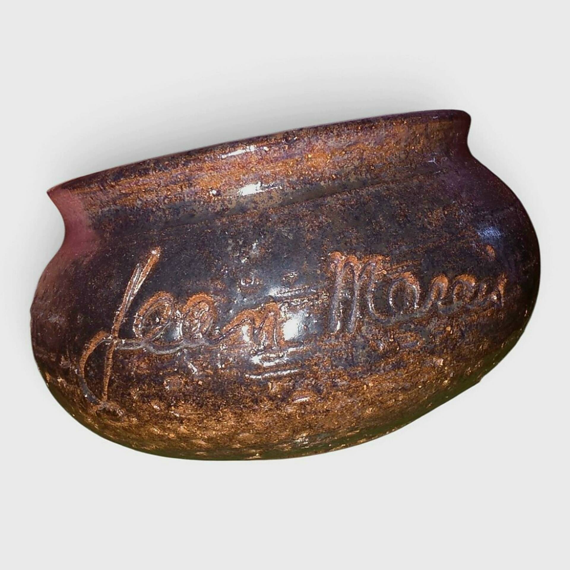 Bowl / Ceramic pot by Jean Marais – Signed and numbered
