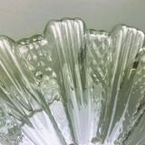 Lampe portugaise à encastrer en verre clair en forme de fleur