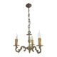Bronze 3 light chandelier