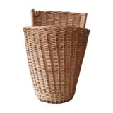 Wicker log basket