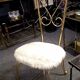 Paire de chaises laiton 1950