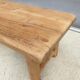 Farmhouse coffee table raw oak natural shade