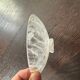 Natural rock crystal plate, anonymous, circa 1970.