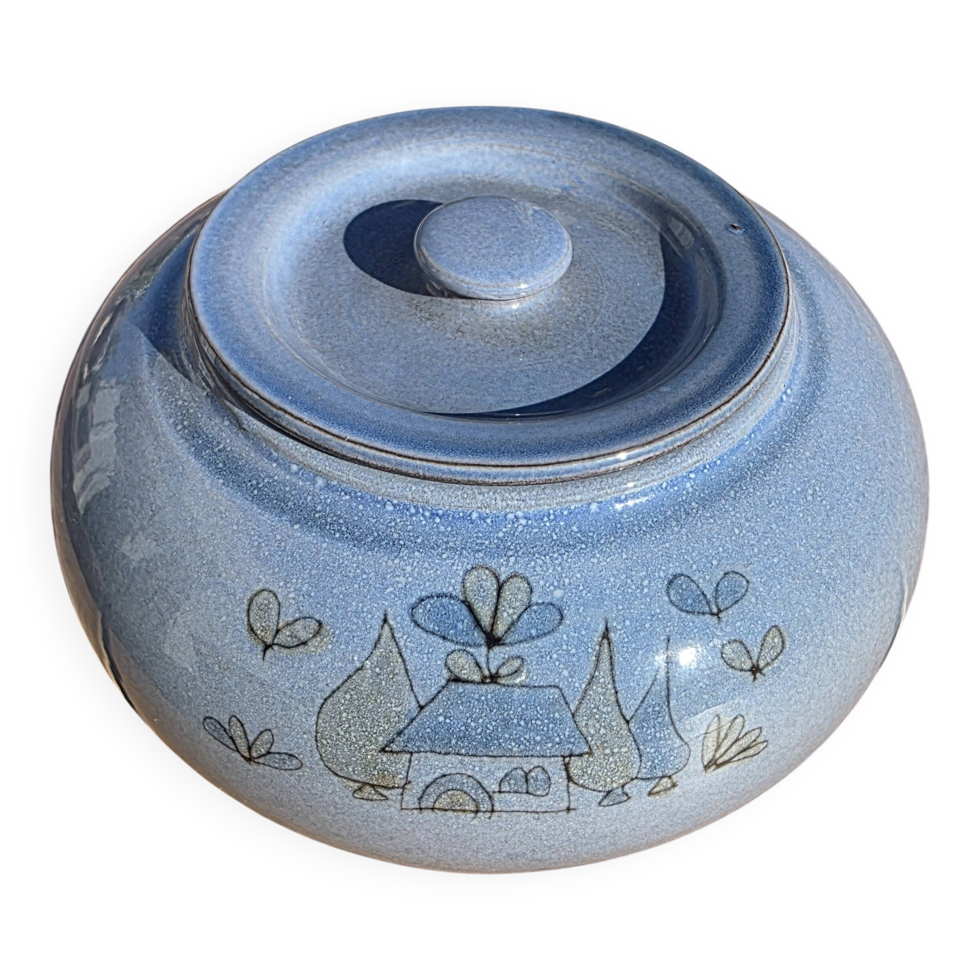 Small bonbonnière Vintage jewellery box – Roger Millan ceramic – I