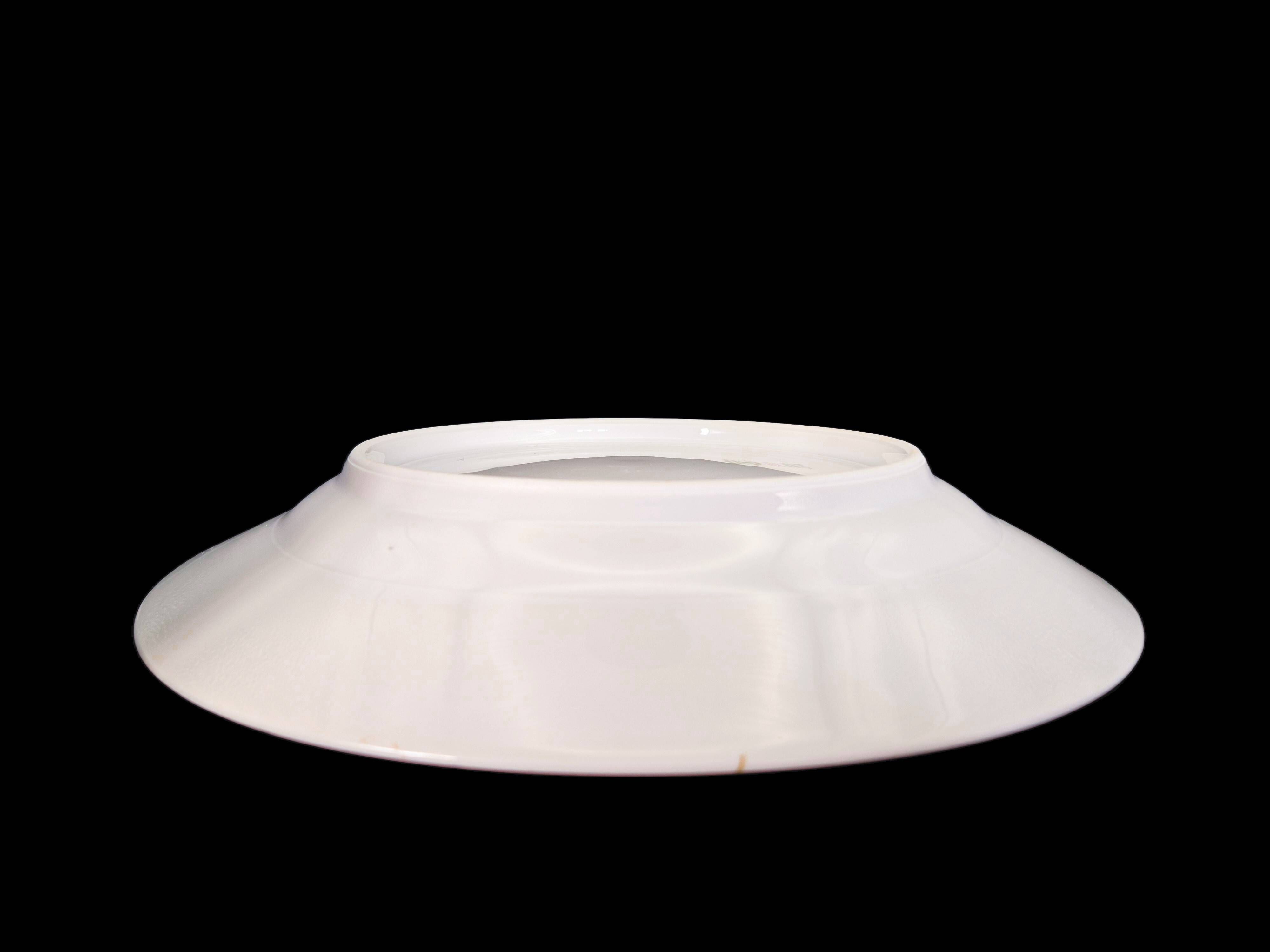 Large round serving dish, semi-deep, Bernardaud Limoges – Art Deco – A718
