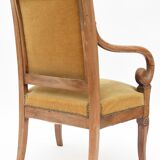 Restoration-style butt chair