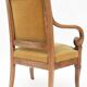 Fauteuil à crosse de style restauration