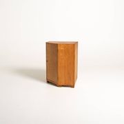 Scandinavian Birch Corner Cabinet, Mid-Century