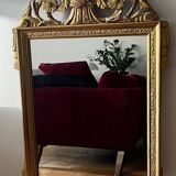 Old golden mirror