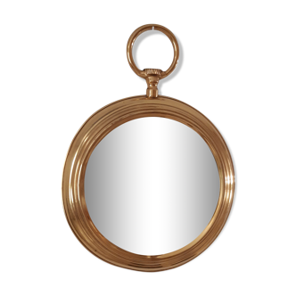 Brass mirror