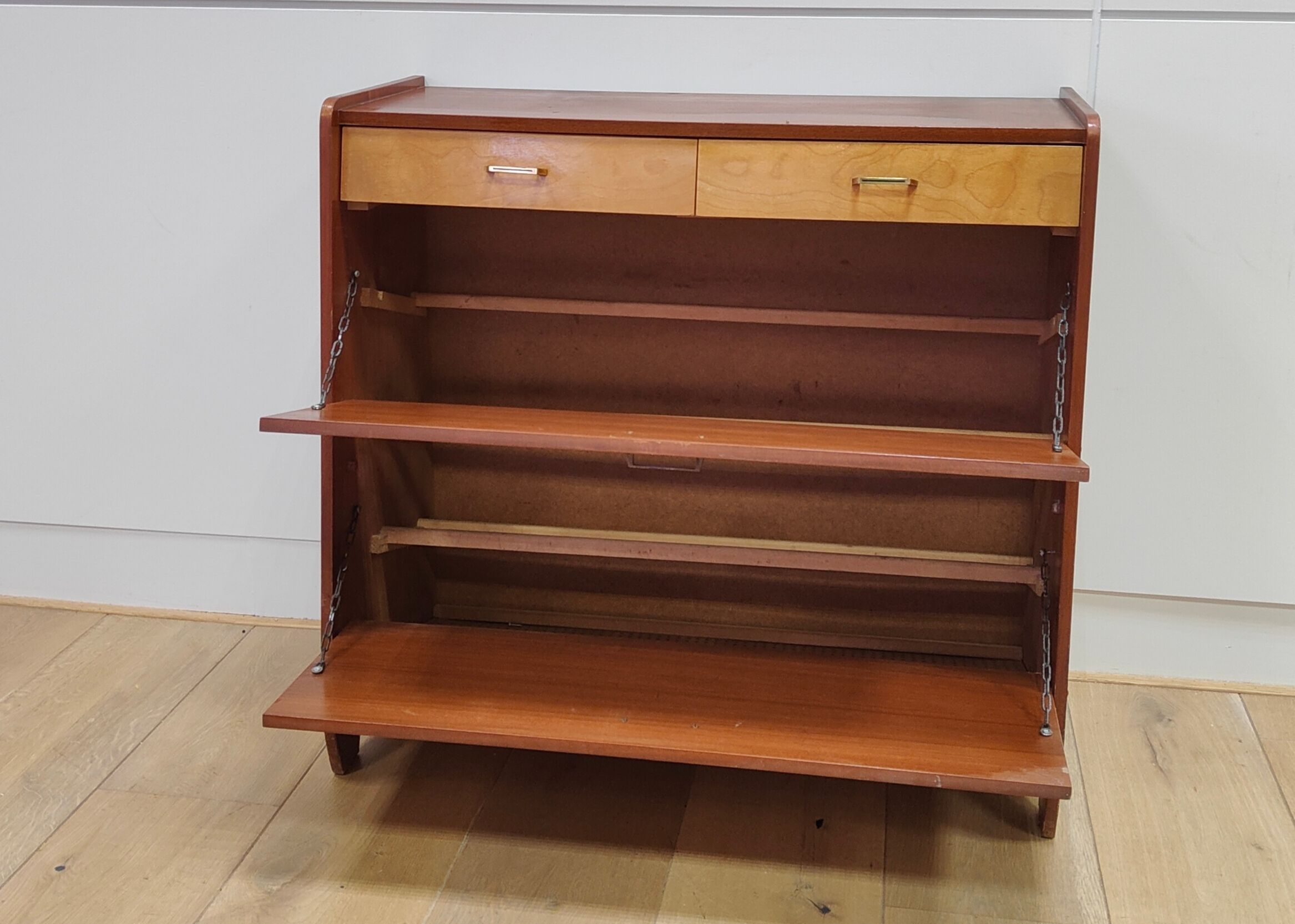 Mid-century shoe cabinet