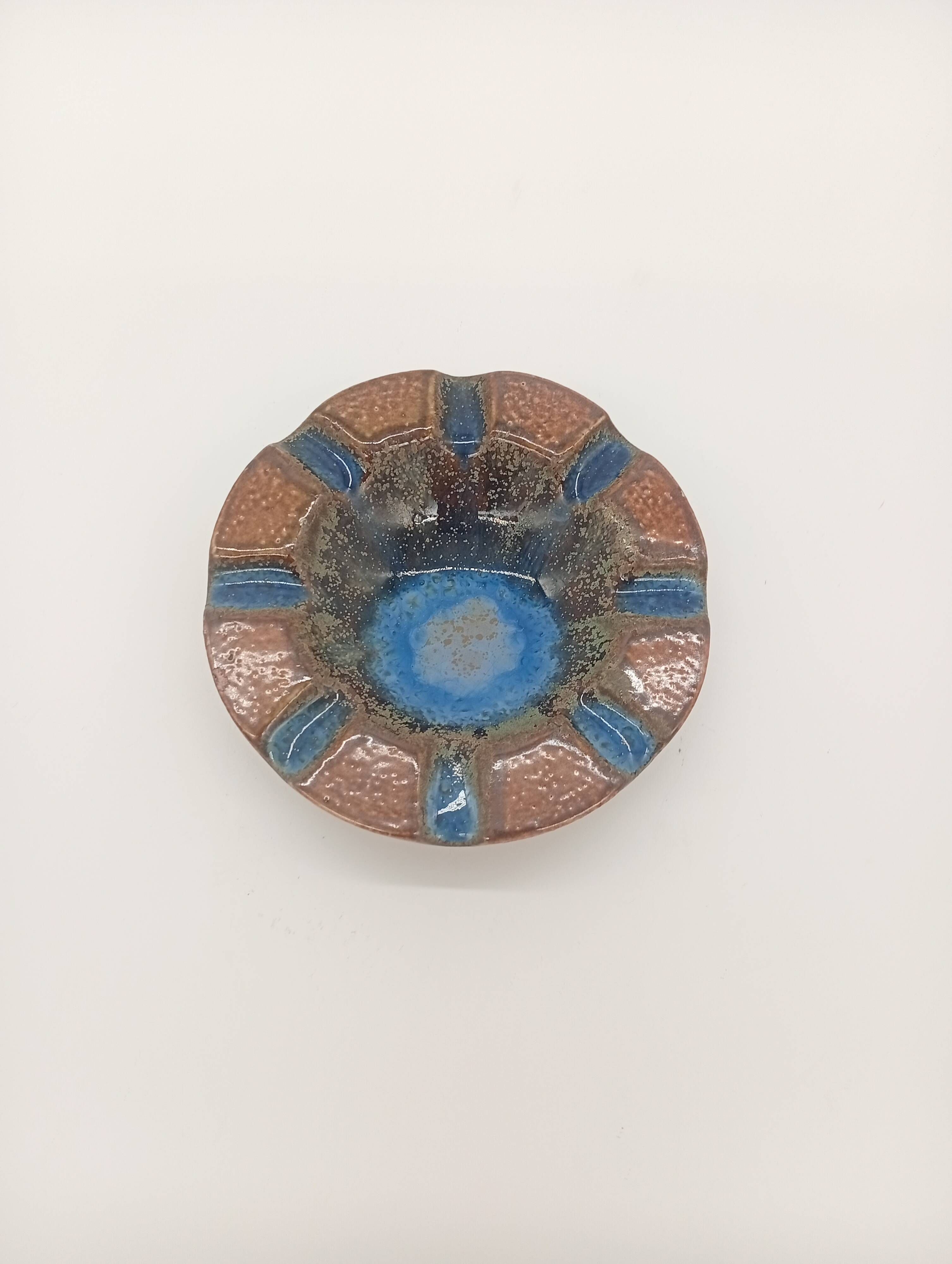 Enamelled Ceramic Ashtray Henri Picard France Art Deco France 1930s