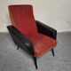 Fauteuil années 50-60 skaï