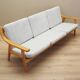 Canapé en chêne, design danois, années 1960, designer : Hans J. Wegner, fabricant : Getama