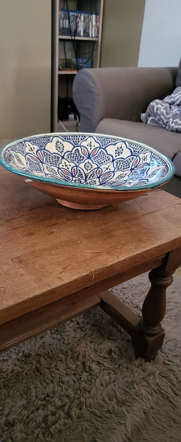 Moroccan art dish