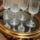 4 Arques crystal wine glasses