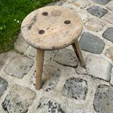 Tripod stool brutalist