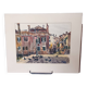 Aquarelle place aux pigeons