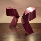 Pair of Ribbon lamps