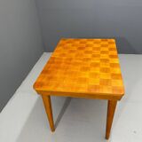 Table à manger vintage tchèque par Jindřich Halabala - Extensible, 1940 Mid-Cen