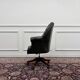 Classic English Chesterfield Director Chair Green