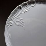 Large vintage/antique white Limoges fine porcelain pie dish