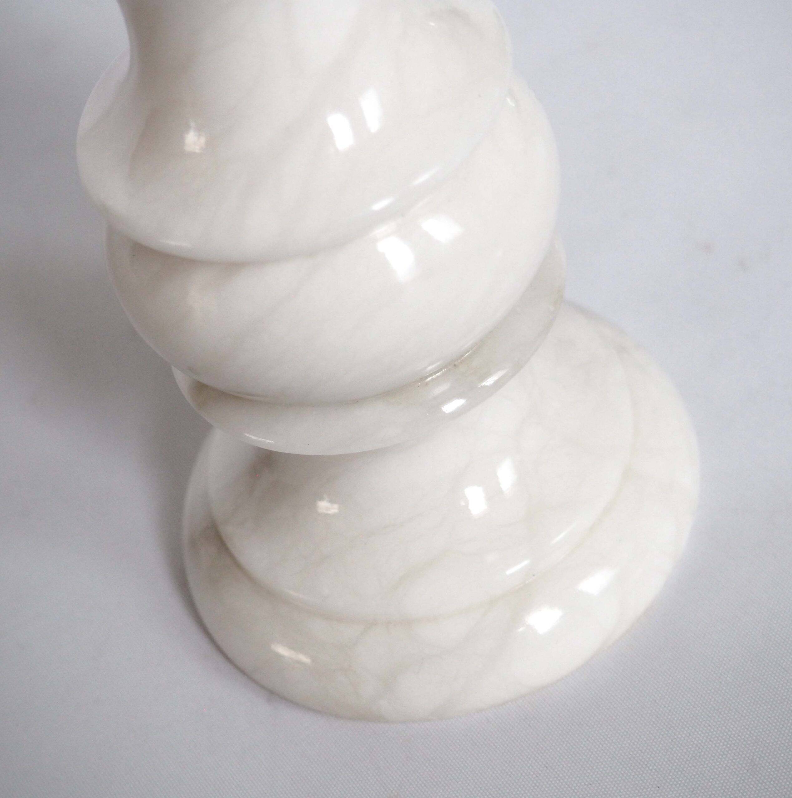 Marble lamp base