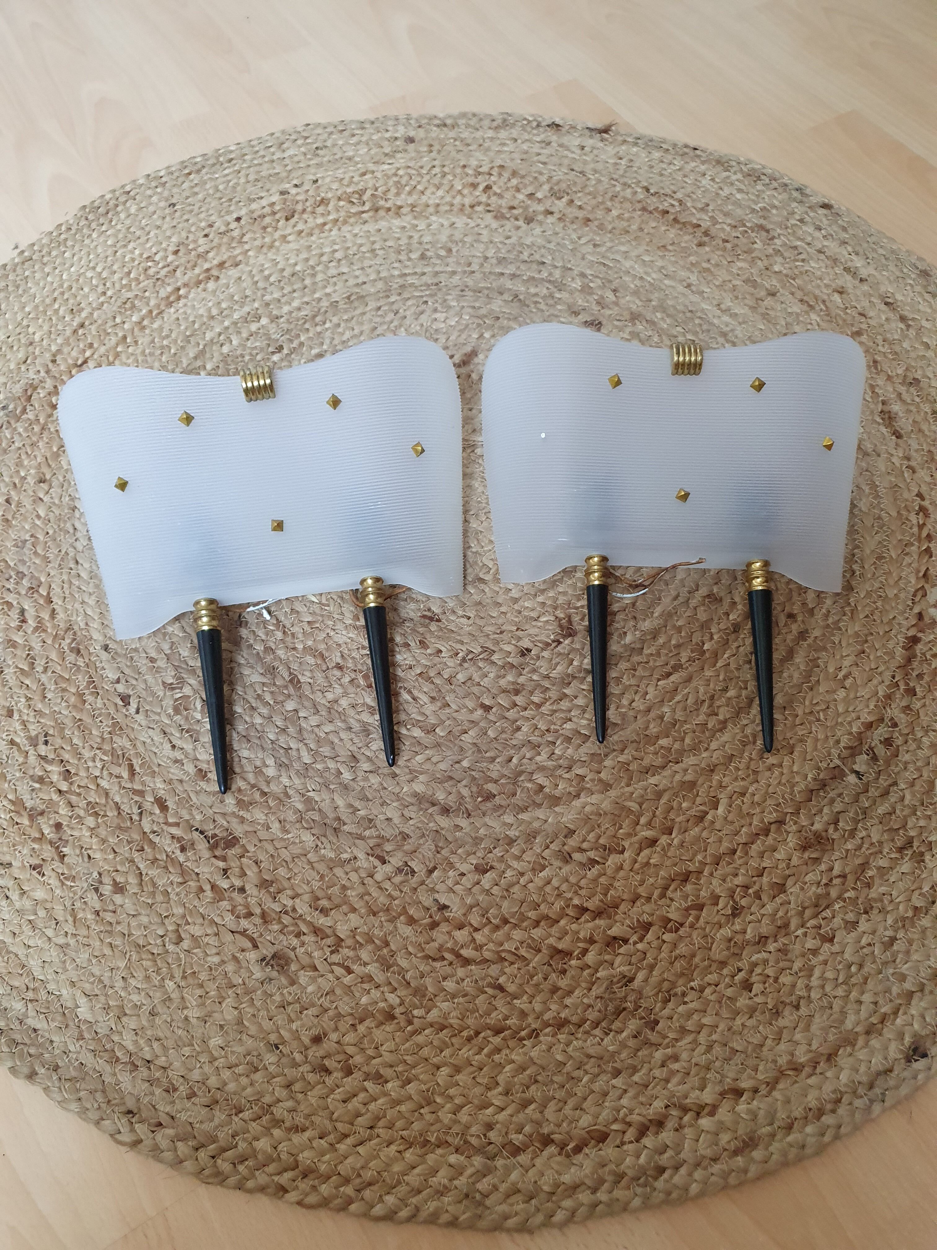 Pair of vintage wall lamps