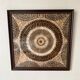 Vintage frame butterfly wings mosaic