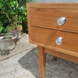 Scandinavian-style telephone bench